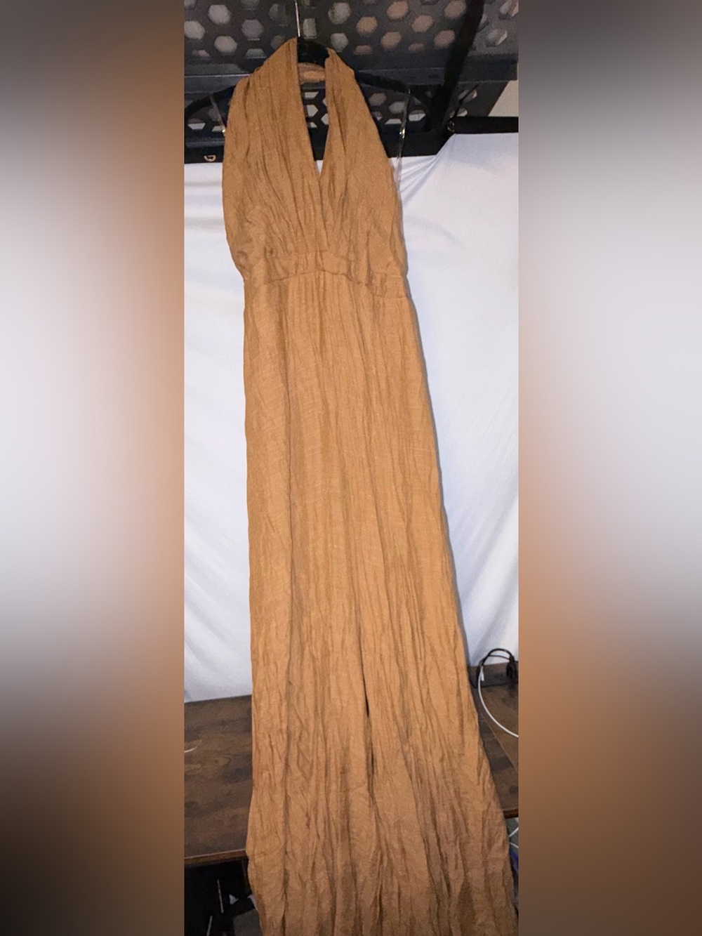 Fashion Nova Camel Halter Wide-Leg Jumpsuit - Picture 6 of 7